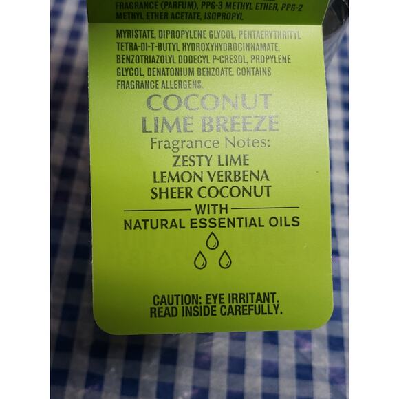 BBW Coconut Lime Breeze ENHANCED FRAGRANCE Wallflower 2 Refills - Picture 2 of 2
